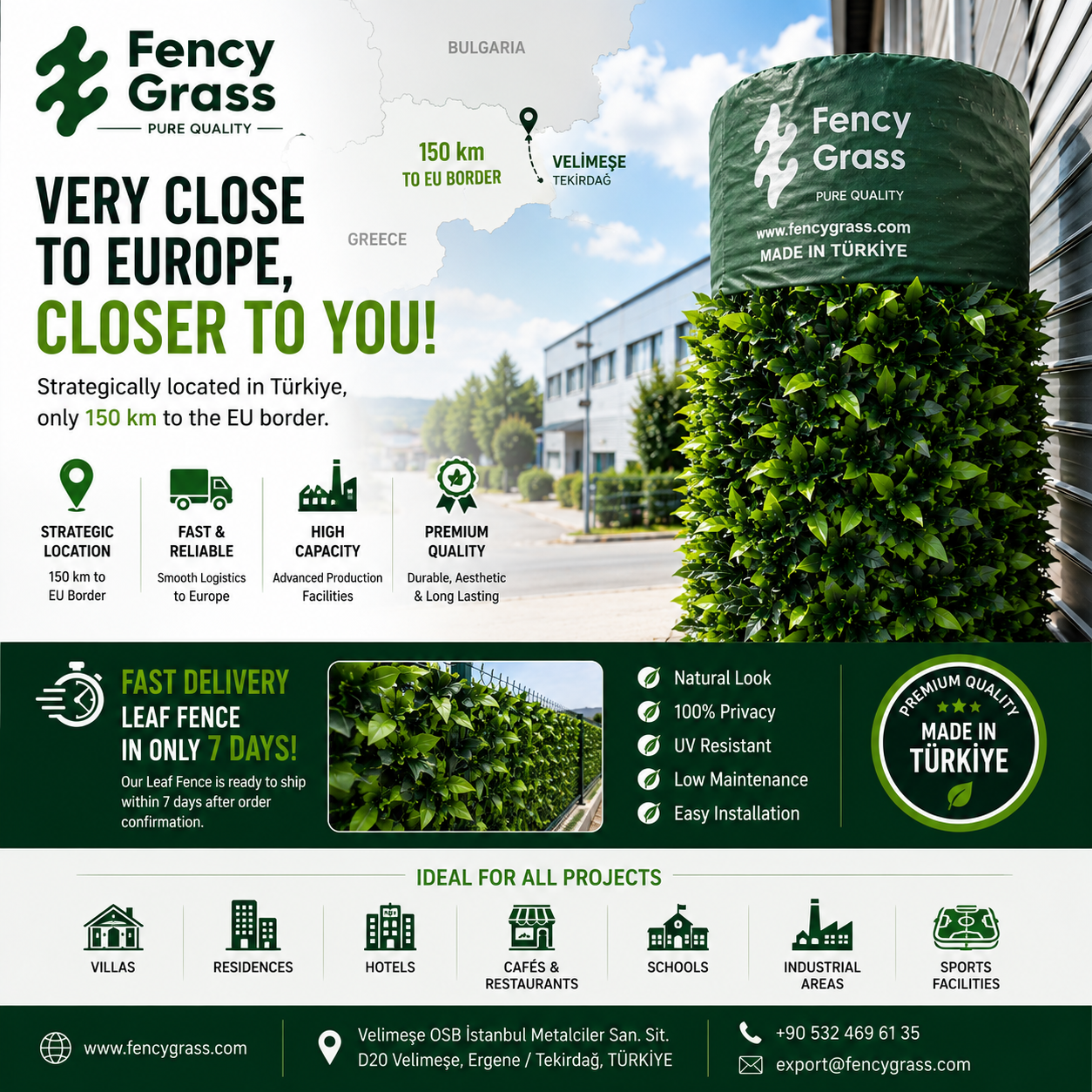 Fency Grass Leaf Fence